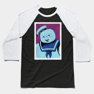 STAY PUFT MARSHMALLOW MAN - Ghostbusters (Pop Art) Baseball T-Shirt